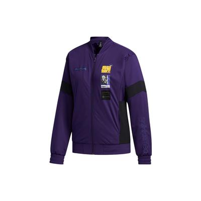 Veste à fermeture éclair Neo Color Block Femmes Vestes Violet Foncé GD2182