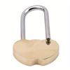 Padlock Love Lock Engraved Double Heart Valentines Anniversary Day Gifts Couple Christmas Gift