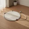 Round Cat Scratch Mat LowShed Scratching Pad for Indoor Cats, Kittens Pink 35CM