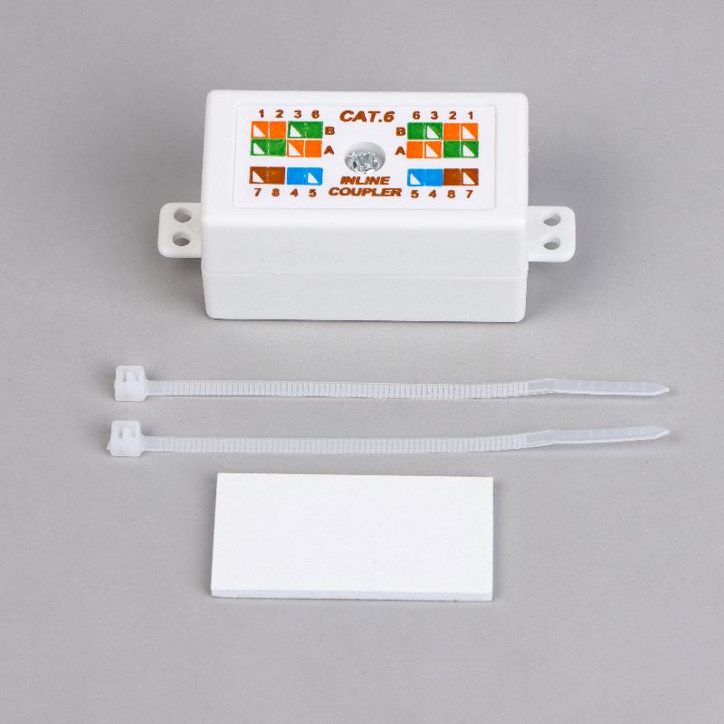 1Pcs Inline Punchdown Krone Coupler Joiner For Cat6/Cat5E Ethernet Network Cables Rj45 Desktop Information Box Junction Box