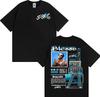 Rapper Blessd Si Sabe Album Tour 2025 Merch T Shirts for Unisex Fashion Vintage Hip Hop Tshirt Male Oversized Short Sleeve T Shirt