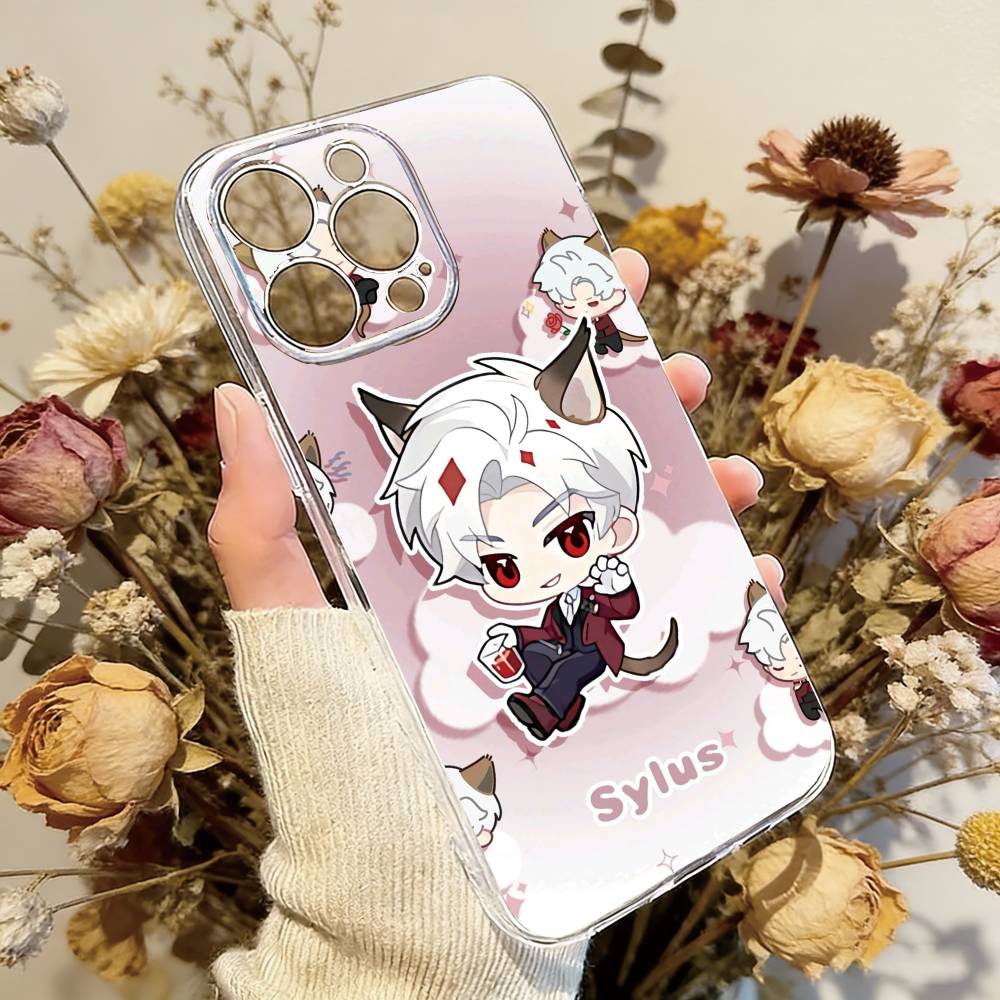

Sylus Love and Deepspace Phone Case For iPhone 17 16 15 14 13 12 11 Mini Pro Max Plus Transparent Cover iPhone14Plus