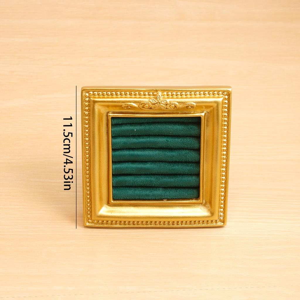 Jewelry display rack, vintage photo frame, ring plate, jewelry store display, storage, photography props, household ornaments
