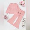 Kids' Long-Sleeve Top Set - Casual, Stylish & Versatile Children's Outfit
