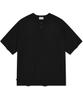 Slub Henley Neck T-Shirt Black