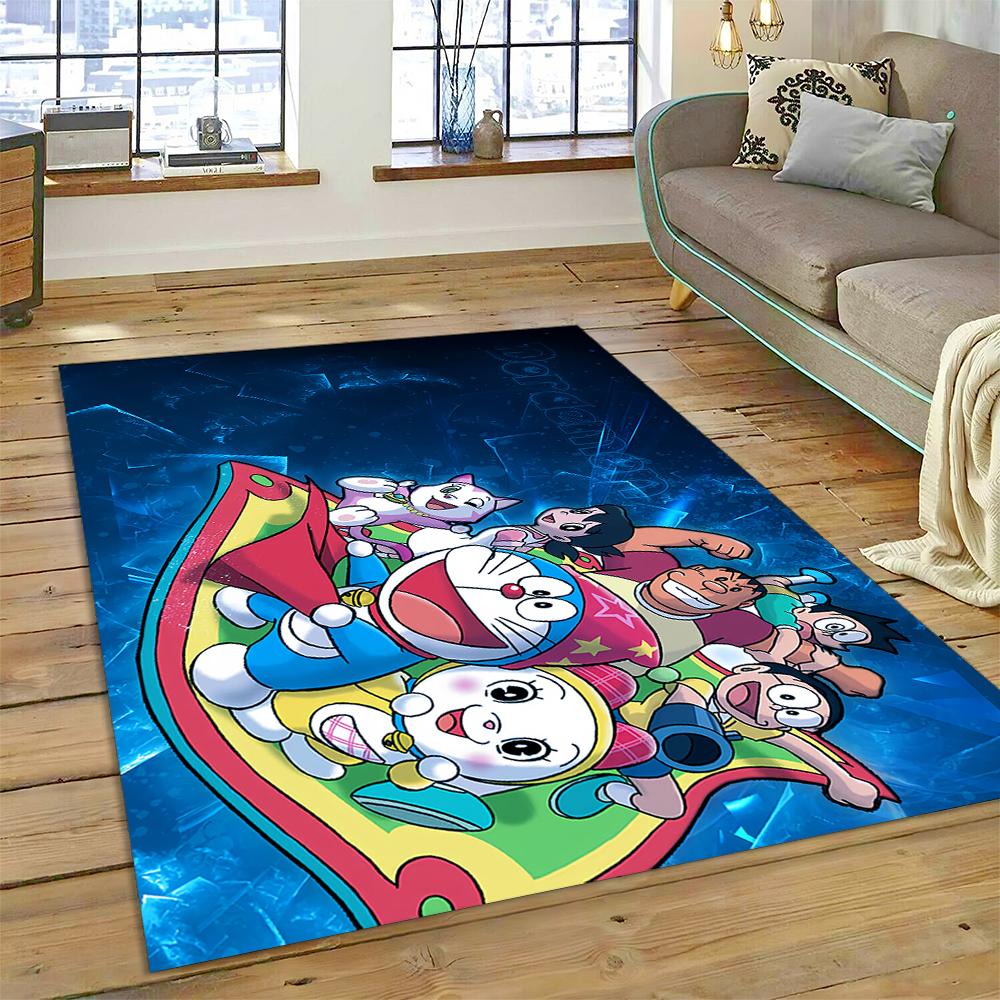 3D D-Doraemon Cartoon Dream Carpet Rug for Living Room Bedroom Home Sofa Decoration,Kids Play Non-slip Floor Mat