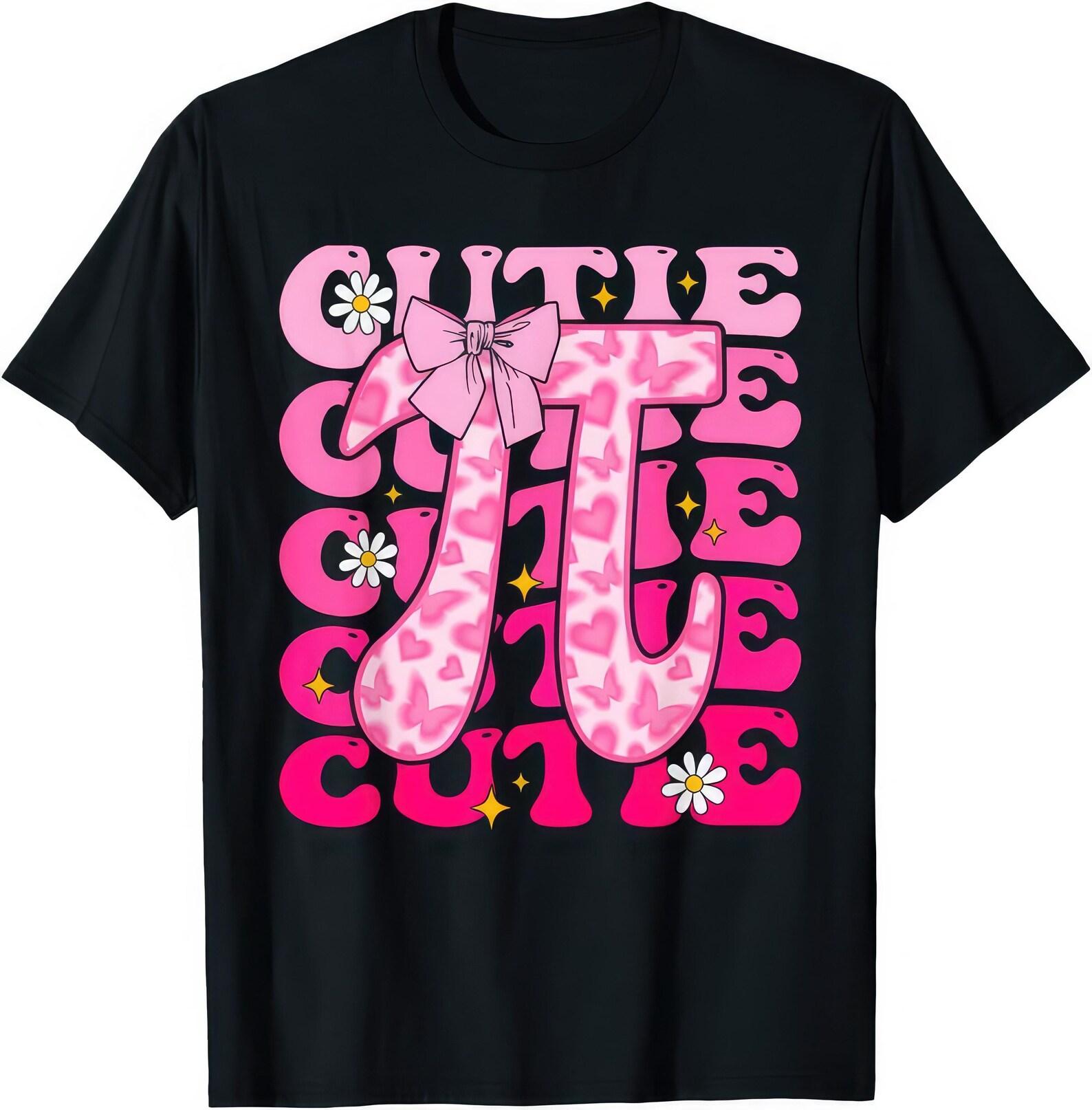 Coquette Bow Pi T shirt - Math Teacher Gift XL