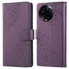 Phone Case For Realme 11 5G (Global)/C67 5G/11x 5G Rose Flower PU Leather Wallet Phone Cover with 3 Card Slots