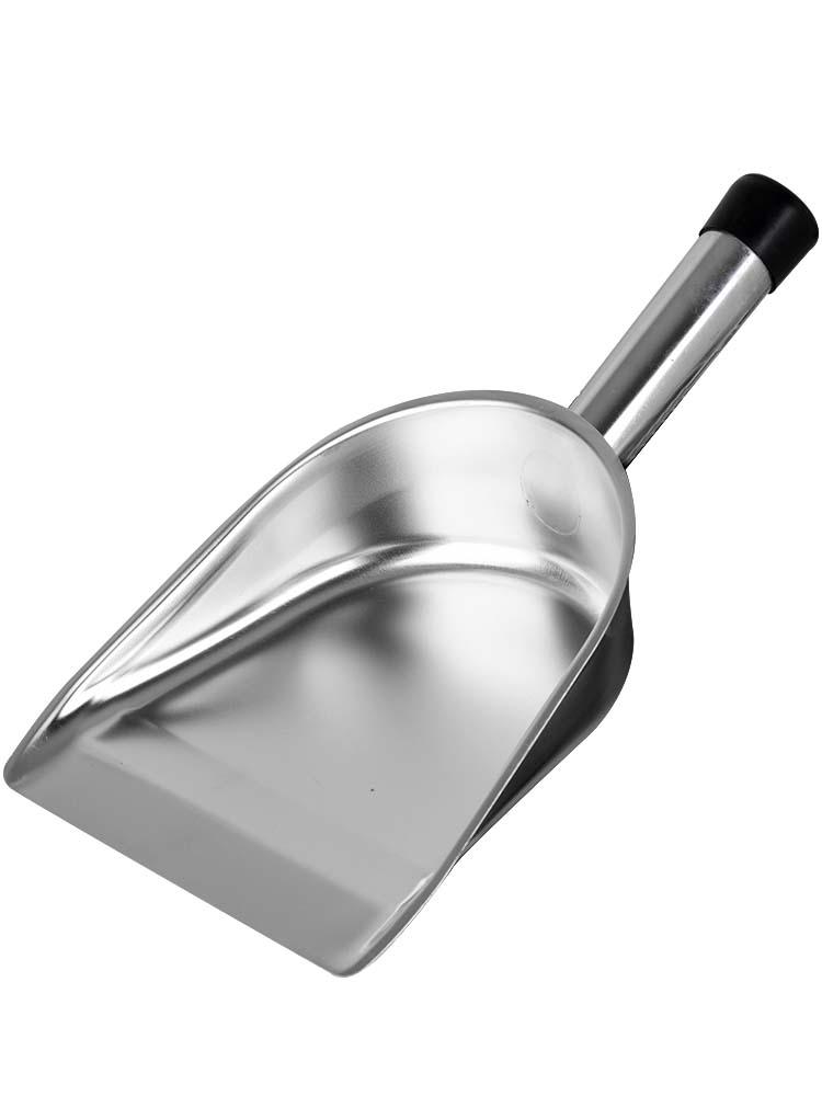 Compact Handheld Stainless Steel Dustpan - Durable, Portable, Short Handle for Household Cleaning