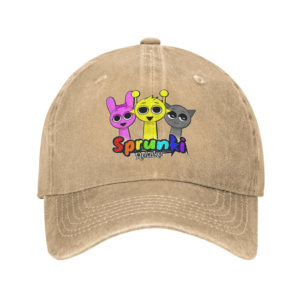 Unisex Niedliche Sprunki Caps Outfits Baseballkappen Mode Lustig Spiel Trucker Hüte Verstellbar