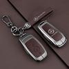 PNR1  Car Alloy Key Case Key Bag Shell For Mercedes Benz 2022 C S Class W206 W223 S350 C260 C300 S400 S450 S500 Key Shell Protector