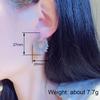 Xiaomi Huitan Aesthetic Geometric Women Stud Earrings for Wedding Engagement Trendy Accessories Inlaid Bright CZ Gentle Party Jewelry