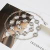 Light Luxury Niche Sunflower Metal Waist Decoration Women's Decorative Dress Silver Waist Chain High-end Women's Belt