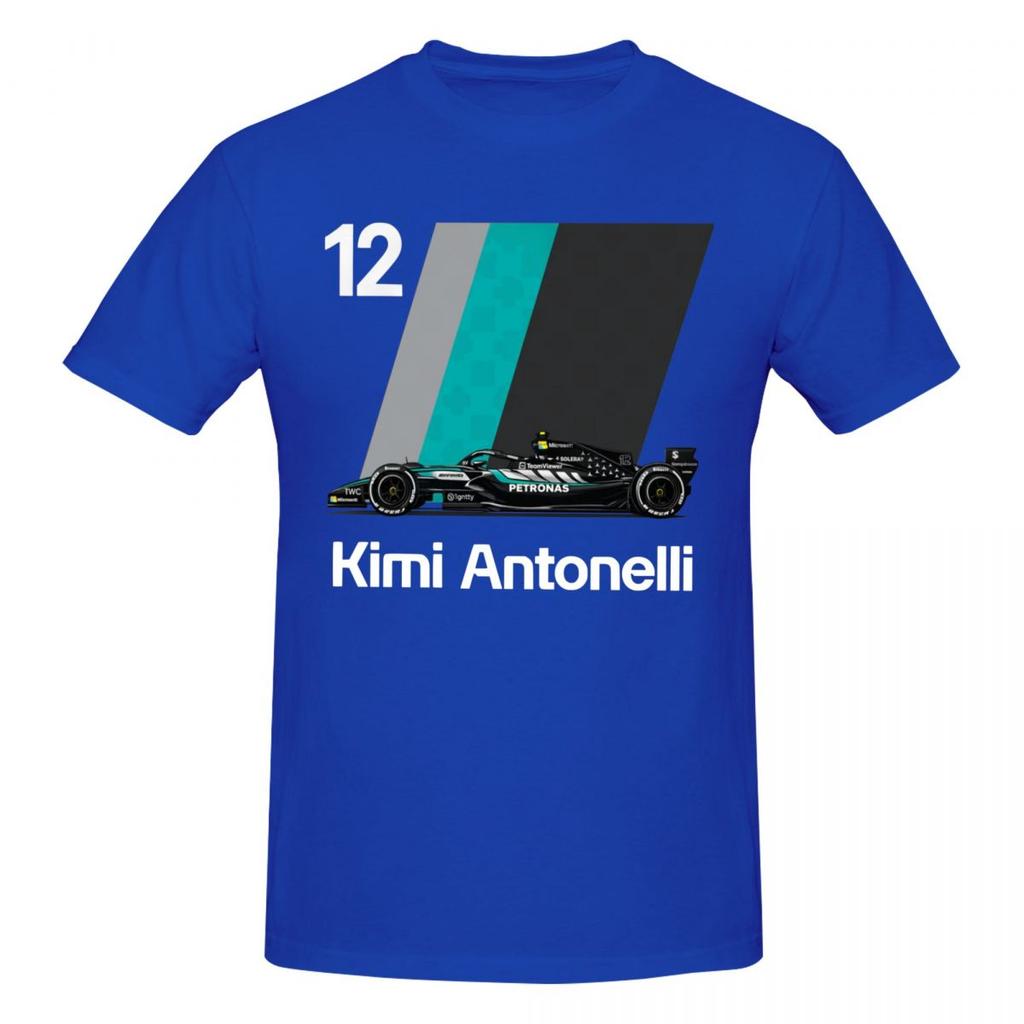 Unisex Koszulka Kierowcy Wyścigowego Kimi Nr 12 Antonelli Niesamowita Streetwear Bawełniane Koszulki