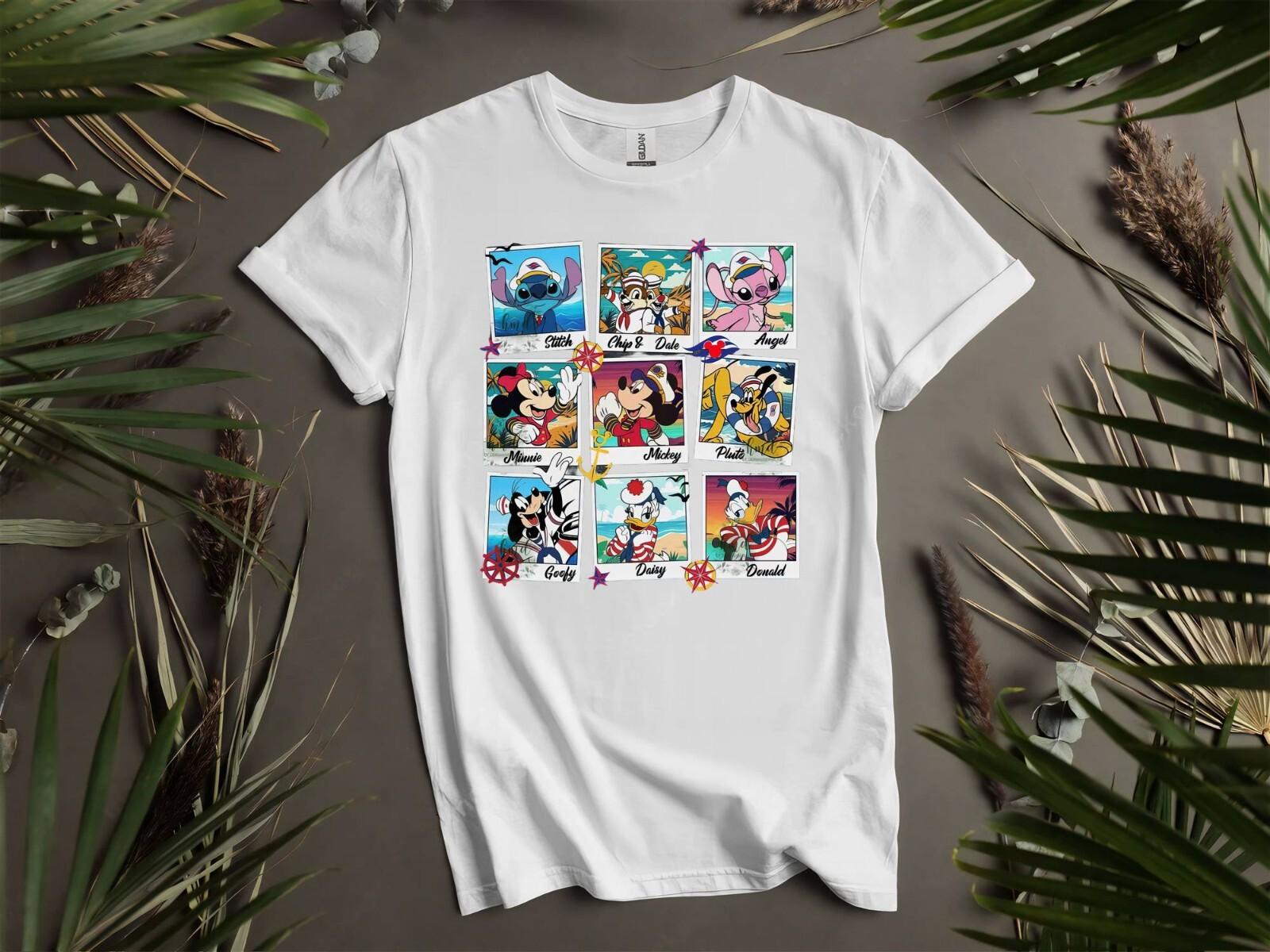 Mickey and Friends Stitch Chip N Dale T-Shirt Mens Womens Tees Top T Shirt Mens Womens Tees Top Men Women Unisex Tshirt K542 3XL
