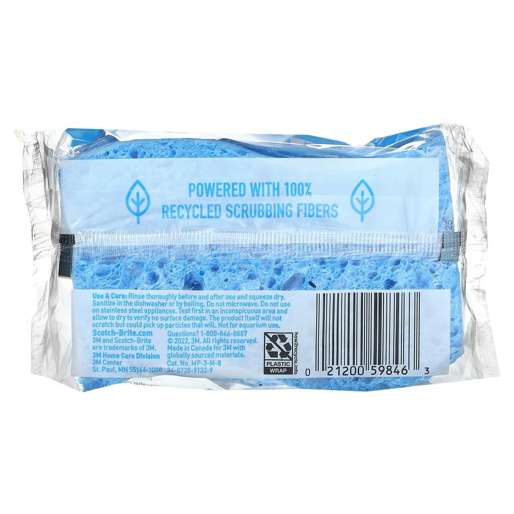 SCOTCH-BRITE Scratch-Free Scrubbing Sponges, 3-Pack