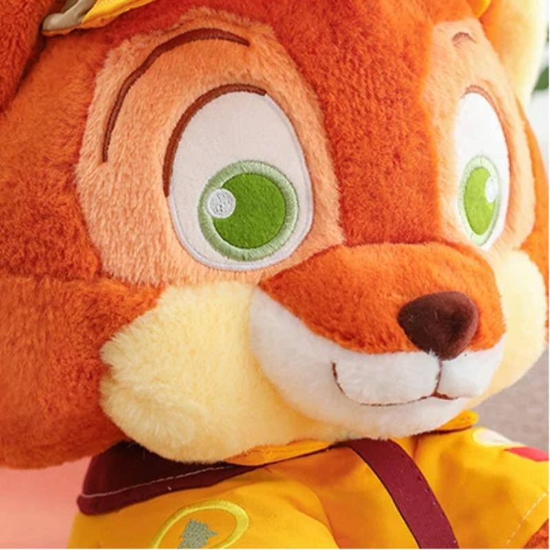 60cm Zootopia Judy Fox Nick Plush Toy Cartoon Character Rabbit Animal Living Room Decoration Children Fans Birth Date Present