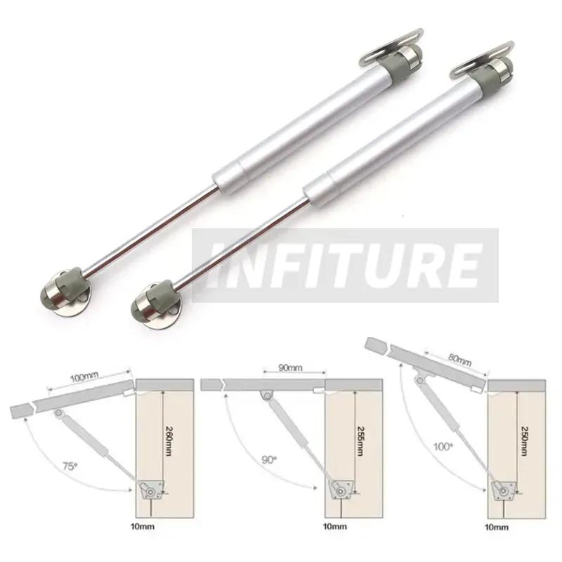 4pcs 20/30/40/60/80N 100N-300N Gas Strut Cabinet Door Lift Support Pneumatic Rod Hydraulic Spring Hinge hydraulic support bar