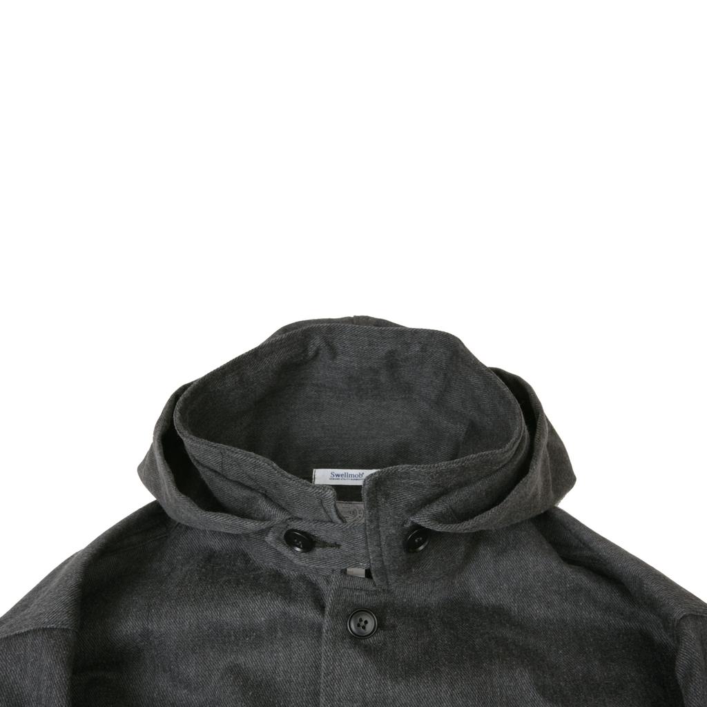 Swellmob Swellmob Hooded Single Coat -Grey-