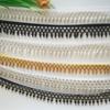 1 Yard Handmade Tassel Lace Trim Imitation Pearl Beaded Fringe For DIY Stage Dress Curtain Wedding Jewelry Upholstery Crafts