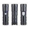 USB Rechargeable High-Power LED Flashlight - Super Bright, Self-Defense, Outdoor, Hiking, Patrol, White Laser Light