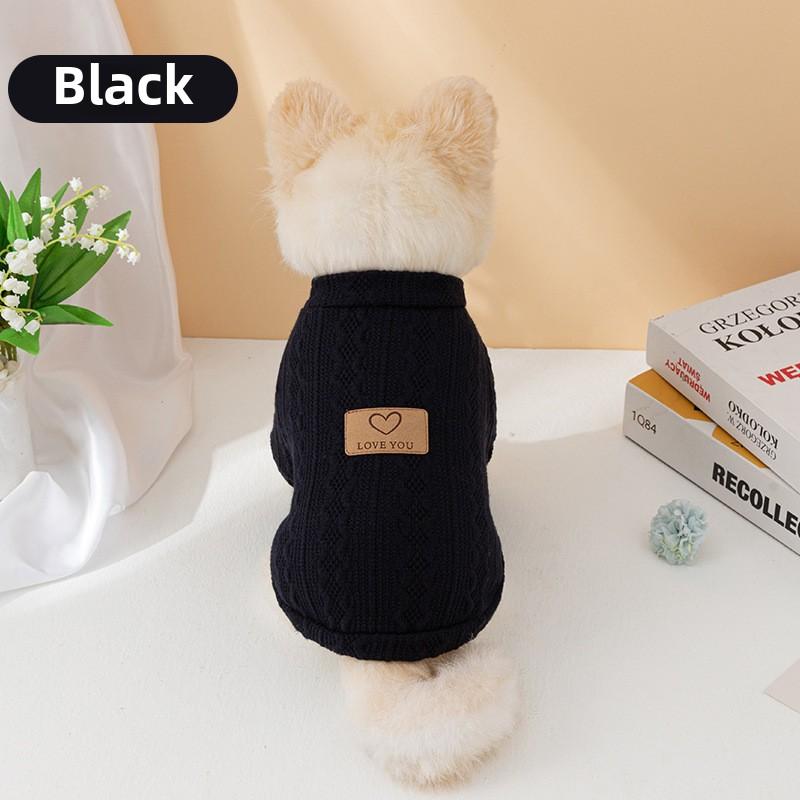 New Winter, Pet Cats and Dogs Do Not Shed Hair or Fade, Thickened Fashion Sweater