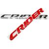 MPC4 Honda CRIDER 3D Metal Car Stickers 20cm Side Fender Badge Styling Logo Emblem Decals Rear Trunk Accessories for 2011 2023 2025 M