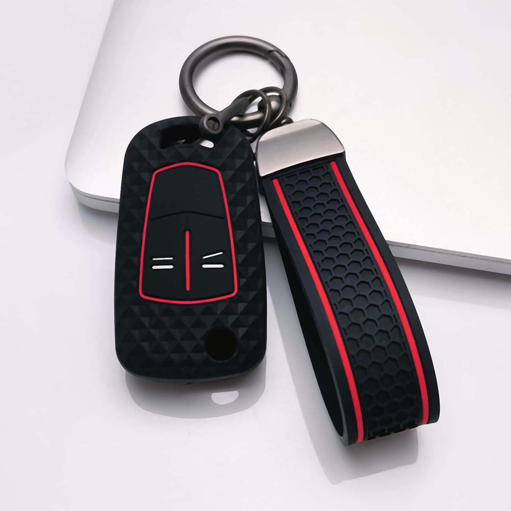 Key Cover keychain for Opel astra h corsa d vectra c zafira b zafira Anti-Scratch Guard Shockproof Protection Soft Grip Texture Responsive