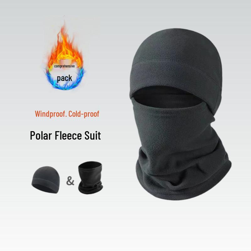 Windproof Winter Balaclava: Fleece Full Face Mask & Neck Warmer