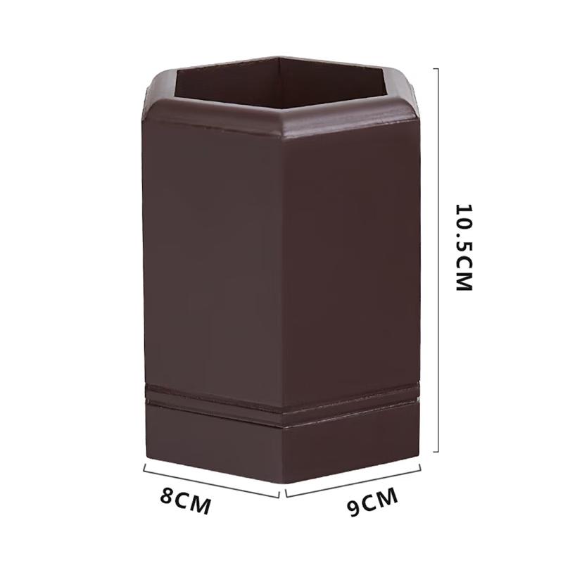 Jungle Show Large Capacity Wooden Rotating Pen Holder