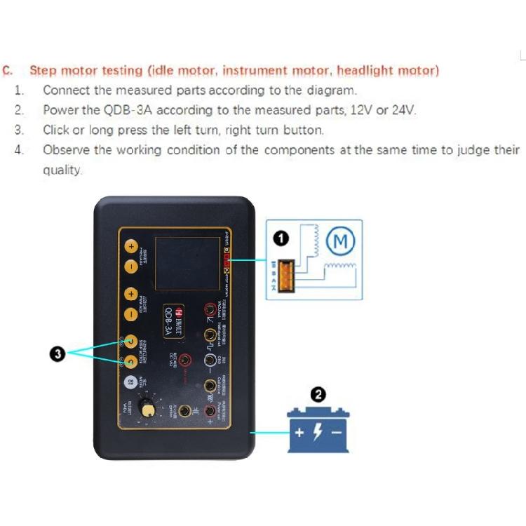 Auto Solenoid Idling Motor Instrument Tester Auto Ignition Coil Test