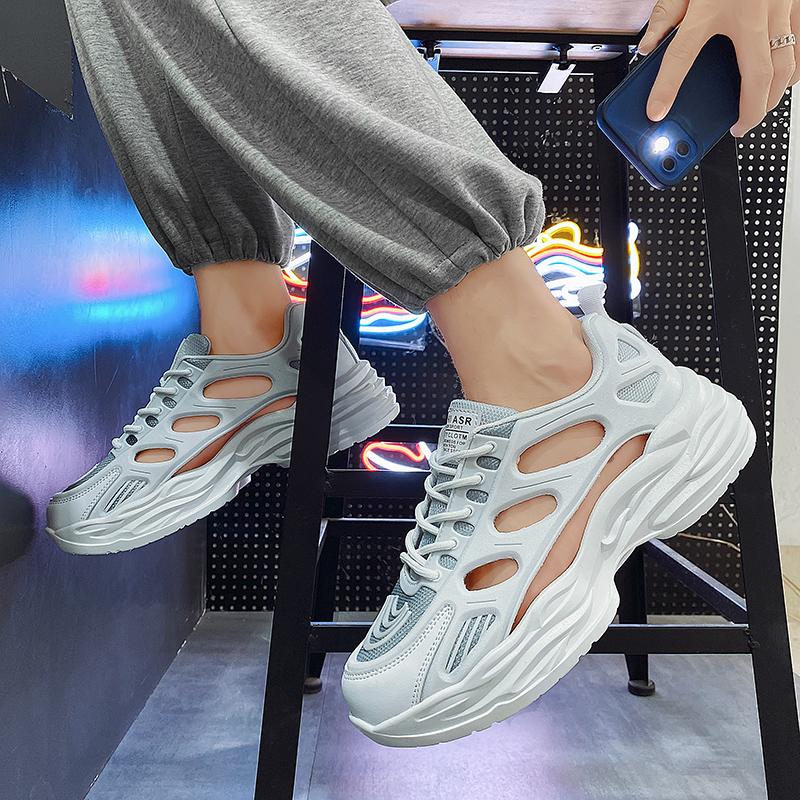 Men Sandals Outdoor Non-slip Breathable Fashion Couple Mesh Beach Sandals Casual Shoes Men's Sandalias Hombre Unisex 44 2024