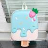 Schoolbag Korean version cute children's schoolbag kindergarten boys and girls cartoon ice cream eggshell backpack children go out light bag