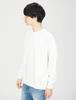 Lee Official Mini Logo Embroidered Crew Neck Size Sweatshirt, Men's, White, S, LT3047-118