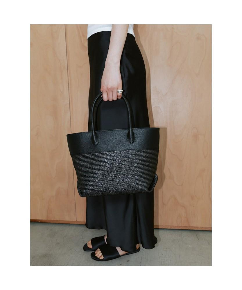 The Aperture Basket Rattan Bag Black (Ta67D4A025)