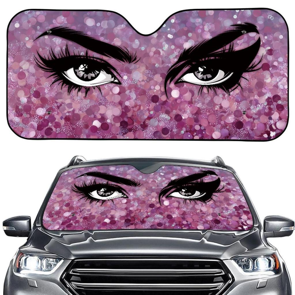 Universal Customizable One-Piece Car Windshield Sunshade