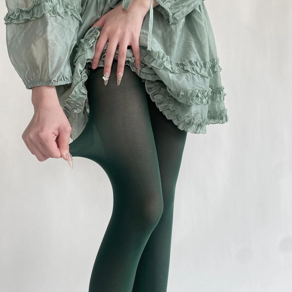 Candy Colors Women Tights Y2K Girls Velvet Thigh High Stockings Pantyhose Women Sexy Lingerie Hosiery Body Stockings Leggings