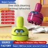 USB Rechargeable Mini Desktop Vacuum for Eraser Crumbs & Paper Scraps