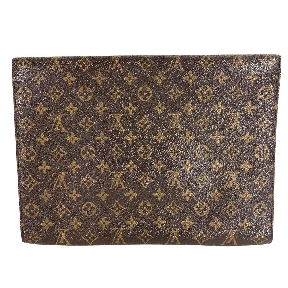 Louis Vuitton M51801 Monogram porto envelope Bag Document Bag Clutch bag Brown