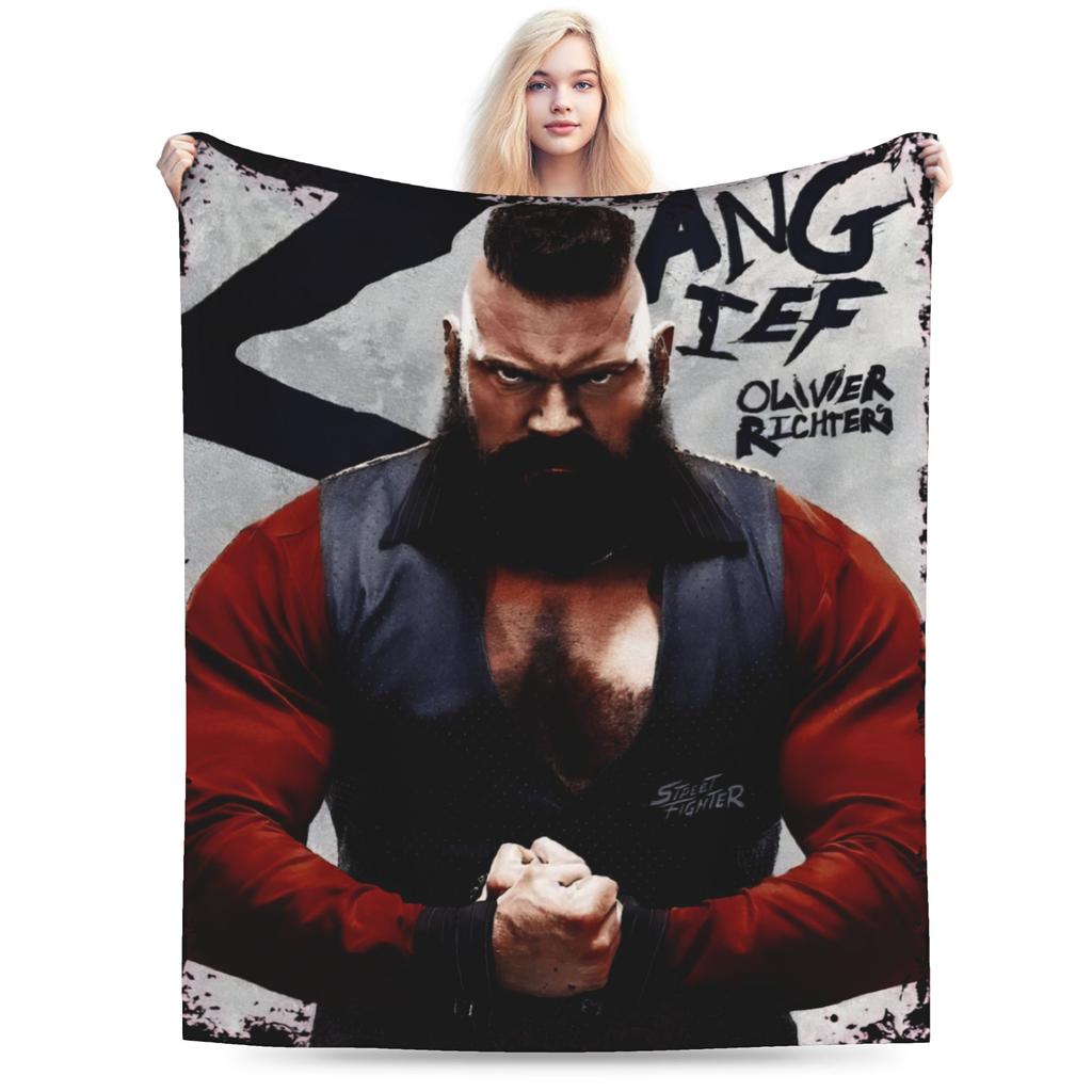Streets Fighters Movie Blanket Coral Fleece Plush Relax Ultra-Soft Throw Blanket for Bedroom Plush Thin Quilt