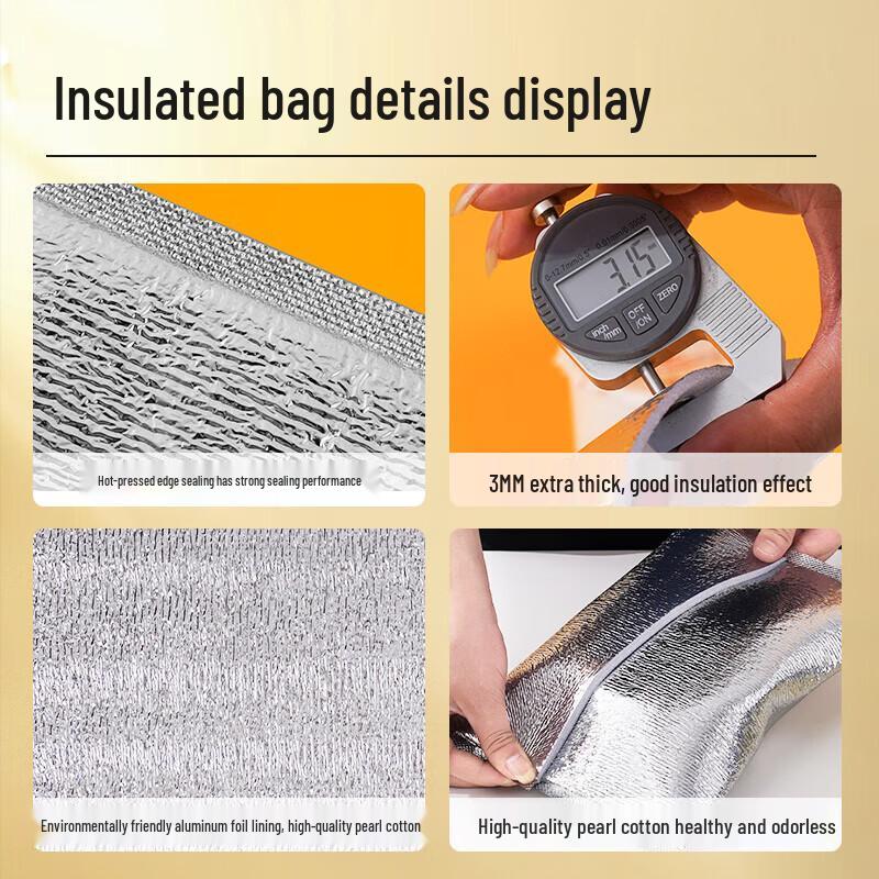 Chuangjingpin Disposable Insulated Aluminum Foil Bag