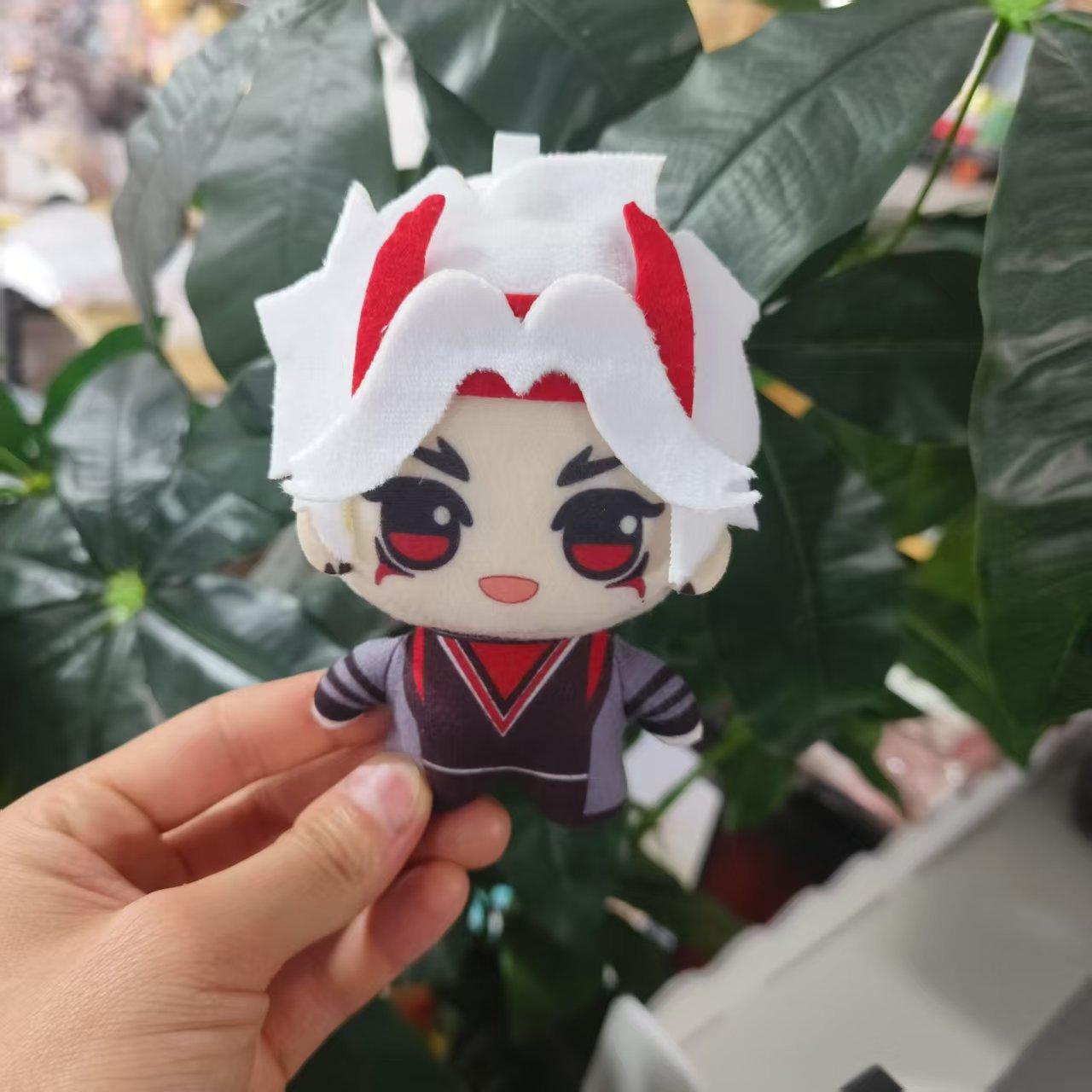 Genshin Impact Pluche Scaramouche Xiao Kaha Venti Furina Diluc Tas Hanger Sleutelhanger Anime Figuur Pluche Speelgoed Knuffels Poppen Cadeau 10cm
