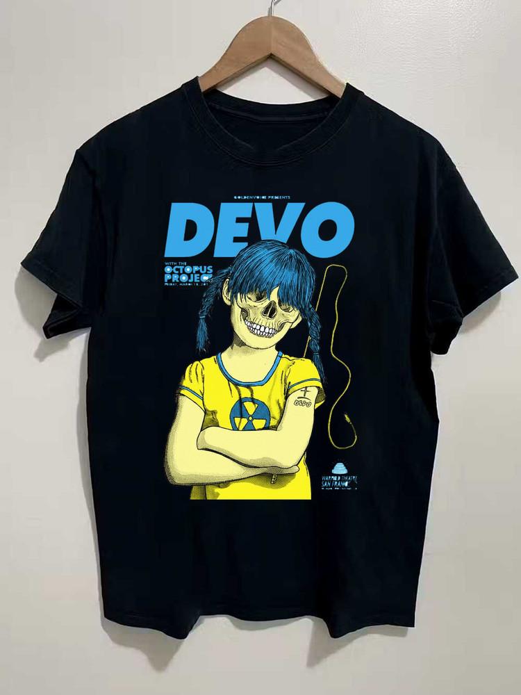 New Devo Band Bunny Poster T-shirt All Size S to 5XL ZL574 Unisex T-Shirt XL