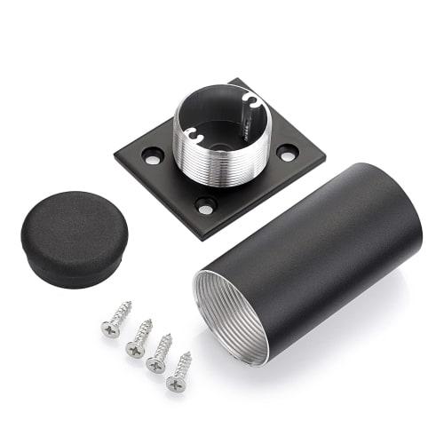 BSTKEY Set of 4 Adjustable Height Furniture Legs, Aluminum Alloy Furniture Legs for Cabinets, Sofas, Tables, DIY Furniture Leg Replacements, Heighten