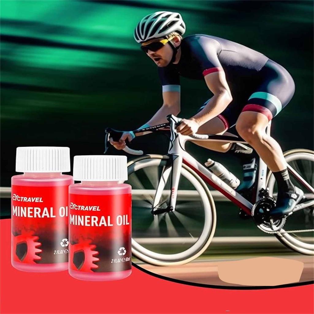 60ML Oil for Mountain and Road Bike Disc Brakes,Universal Hydraulic Brake Oil,Brake Fluid for Disc Brake Systems