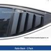 Carbon Fiber Textured Rear Window Louvers for Modern Elantra - Decorative Triangle Air Outlet Strip