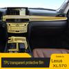 Für Lexus LX Lx570 2016- Transparente TPU-Folie Auto-Innenaufkleber Mittelkonsole Türbildschirmschutz Autozubehör