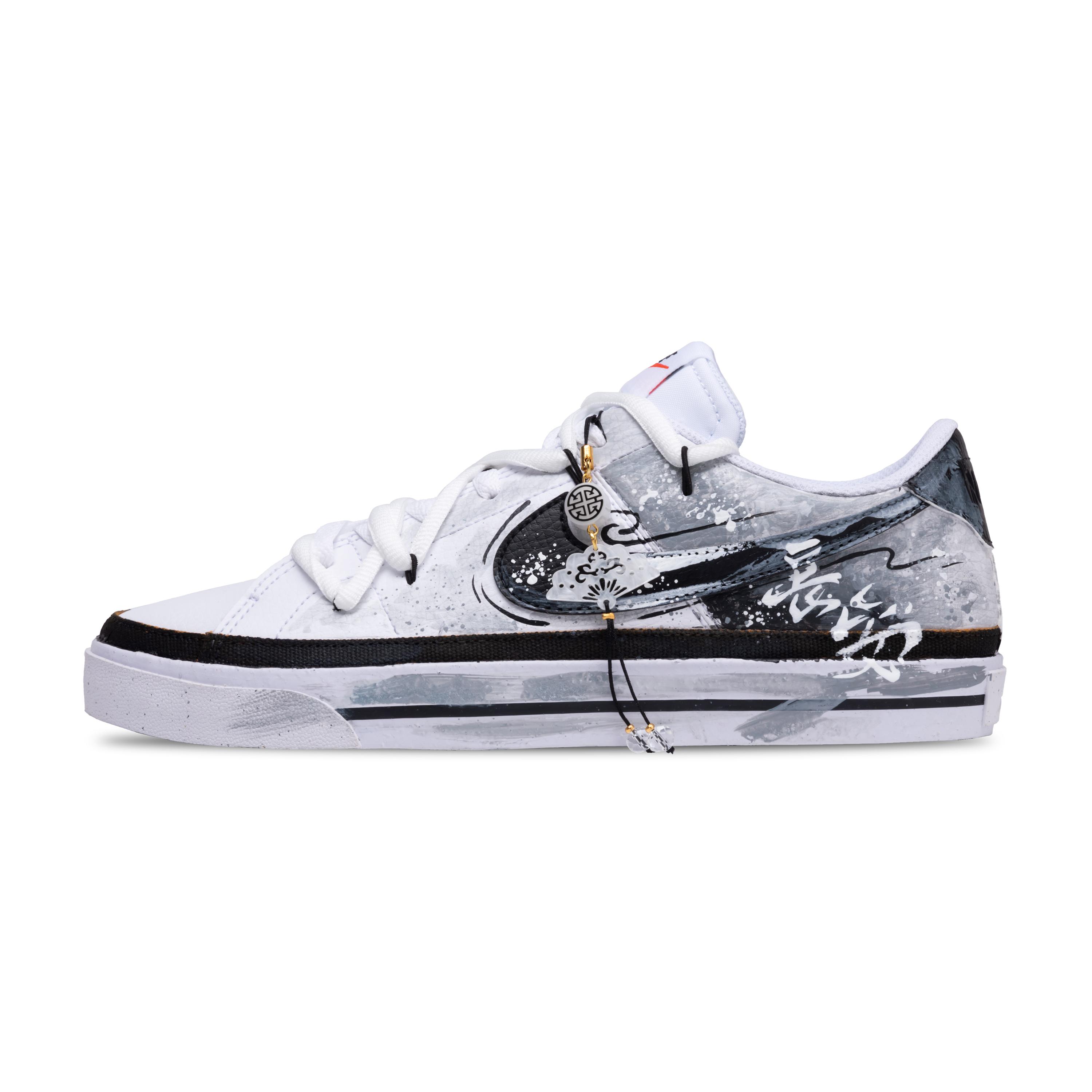 Nike Court Legacy Night Falls On Chang an Slip Resistant Abrasion Resistant Slip Resistant Abrasion Resistant Low top DH3162-101(Team1027-) 44