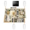 PIR Motion Sensor for Smart Home Human Infrared Detector Compatible with 433MHz Wireless Security Alarm System that Works with