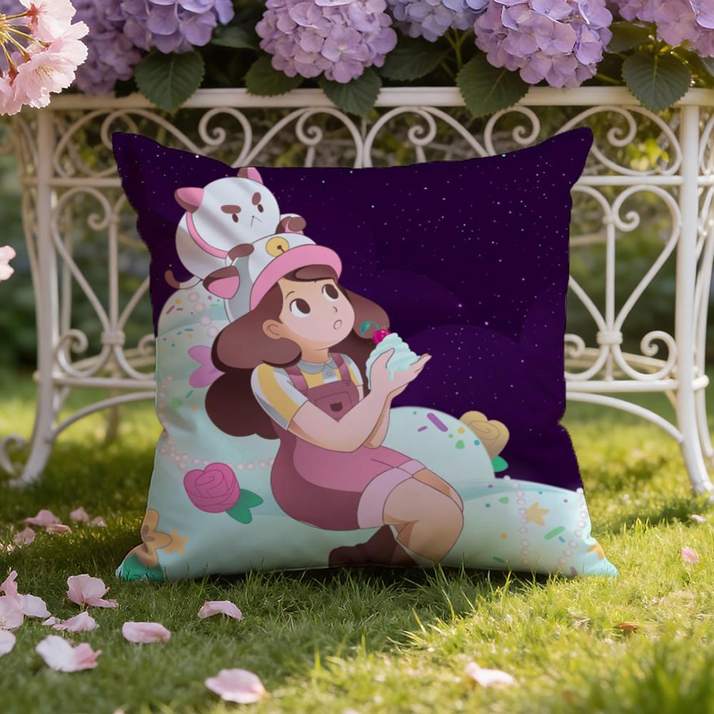 B-Bee And P-Puppycat Cushion Cover Home & Car Dual-Scene Pillow Cover: Reversible for Premium Comfort